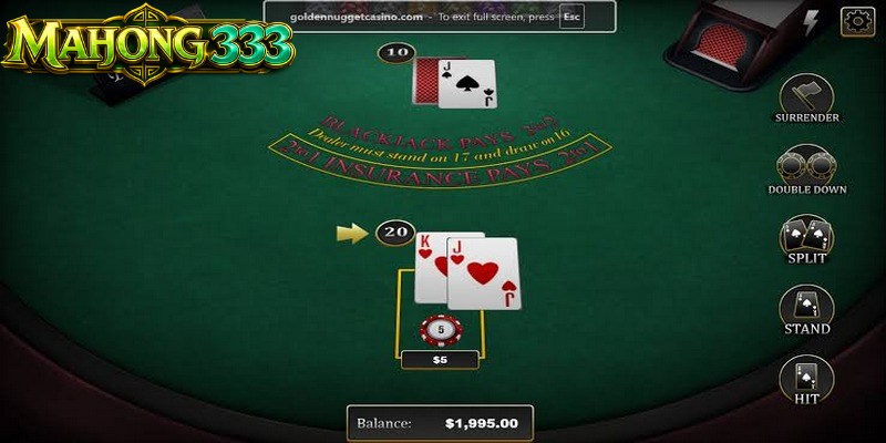 Gambar mengenai panduan kalkulasi serta poin kartu blackjack online